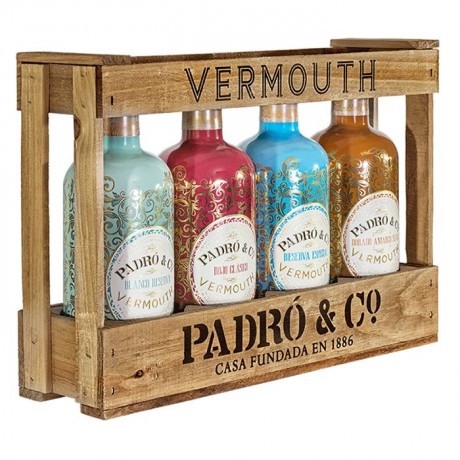Padró & Co Vermouth Wooden Box (4Bottles)